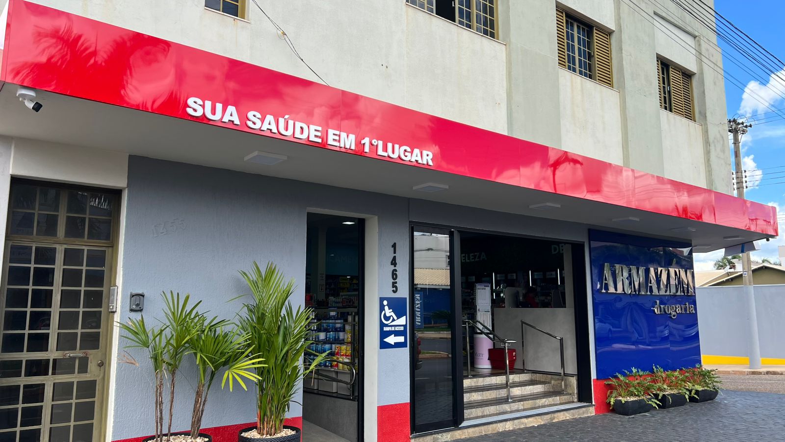 Fachada Armazém Drogaria